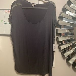 NWT Embellished Sleeves Blouse XL